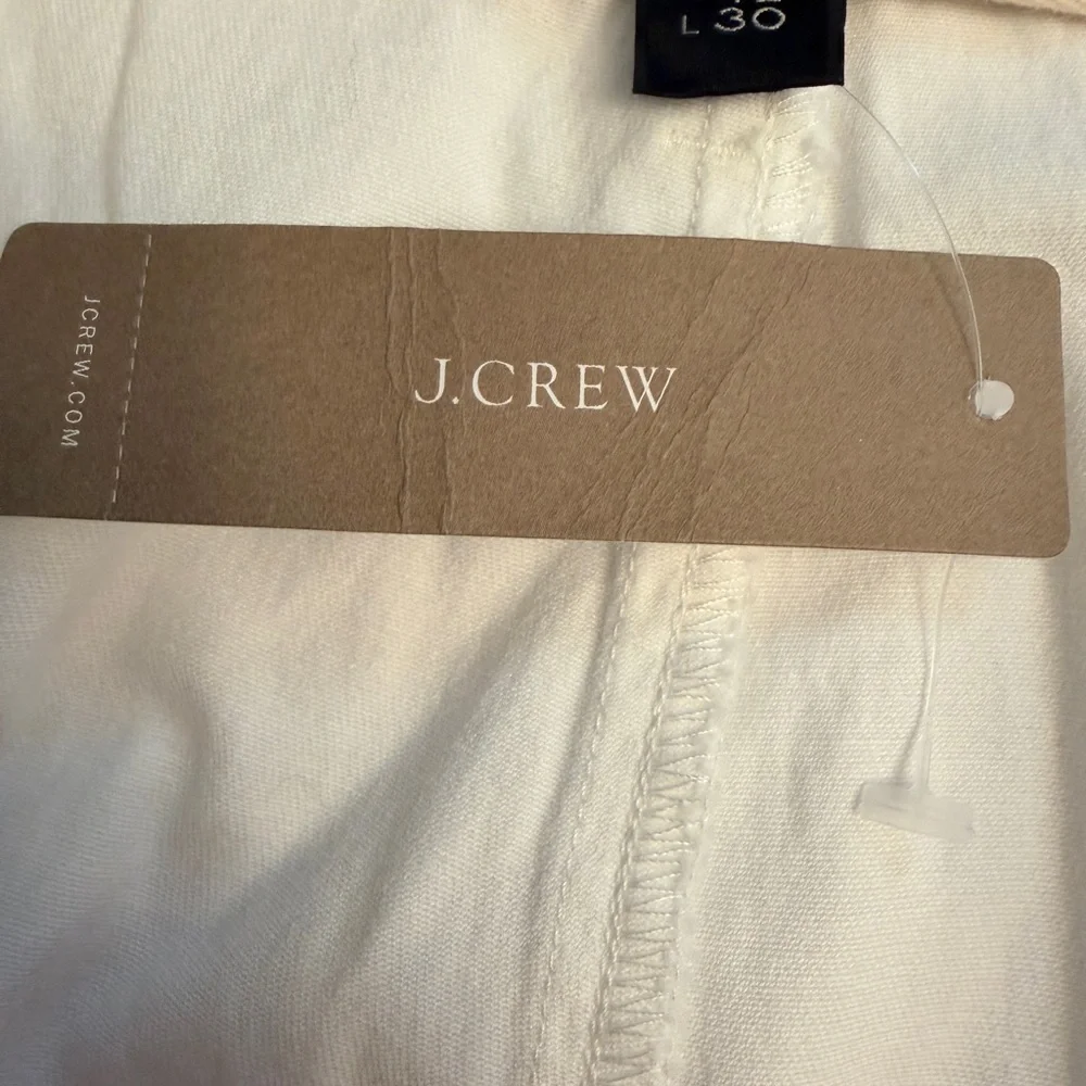 NWT‎ J.Crew Men’s Size 42x30 770 Straight Fit Stretch Chino Pants White
